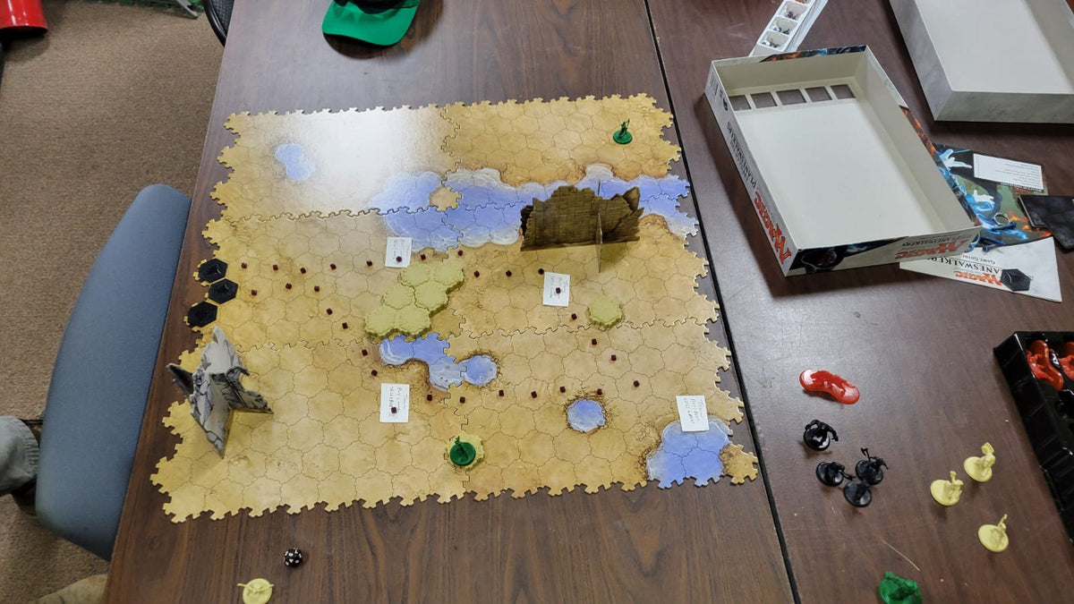 Game development is so interesting. Often you take previous concepts and ideas and just sort of mess with them to see what works. What you are seeing here is the very very first prototype of King of Calaban.